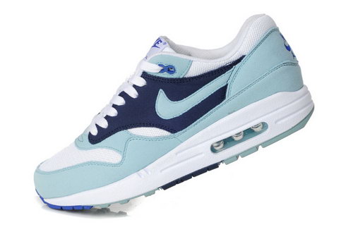 Nike Air Max 1 Womens White Mint Candy Navy Royal Reduced